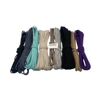 НШВ_10993 Набор хлопковых шнуров  для шитья на вес 5 мм, 1 кг