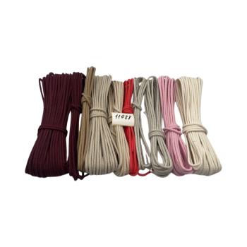 НШВ_11088 Набор хлопковых шнуров  для шитья на вес 5 мм, 1 кг