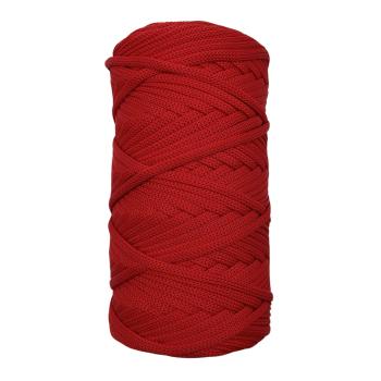 Полиэфирный шнур для вязания  Красный 5 мм/100м