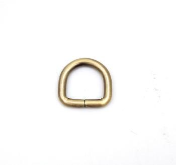 826-4 D- кольцо "Толстое" бронза 30х30мм, для ремня 20 мм