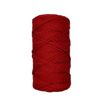 Полиэфирный Шнур для вязания Ш-ПЭ 005-100 Красный, Змм, 100 м 