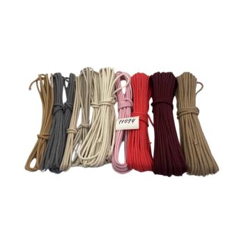 НШВ_11094 Набор хлопковых шнуров  для шитья на вес 5 мм, 1 кг