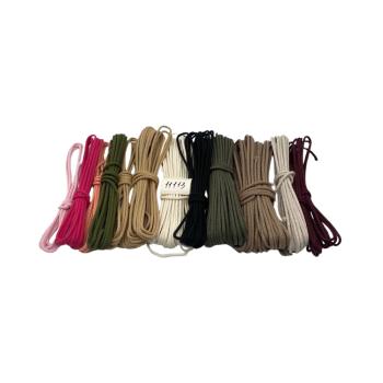 НШВ_11113 Набор хлопковых шнуров  для шитья на вес 5 мм, 1 кг