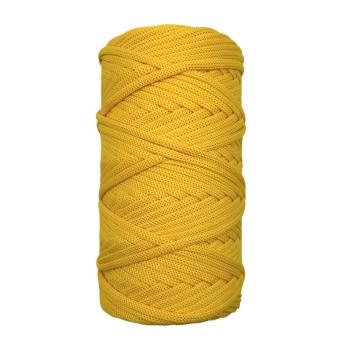 Полиэфирный шнур для вязания  Желтый 5 мм/100м