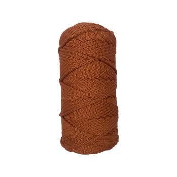Полиэфирный шнур для вязания ПЭШ_80 Терракотовый, 4 мм/100 метров