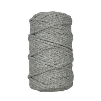 Хлопковый Шнур для вязания Ш-ХЛ5 021 Светло-серый, 5 мм/100 м, хлопок