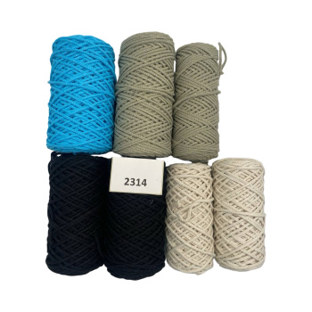 НШВ_2314 Набор хлопковых шнуров на вес 3 мм, 1 кг