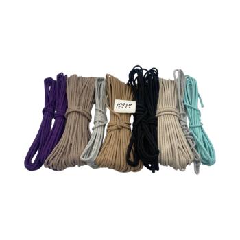 НШВ_10989 Набор хлопковых шнуров  для шитья на вес 5 мм, 1 кг