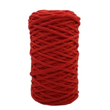 Шпагат хлопковый ШХЛ-33, цвет Красный, 4мм/100м