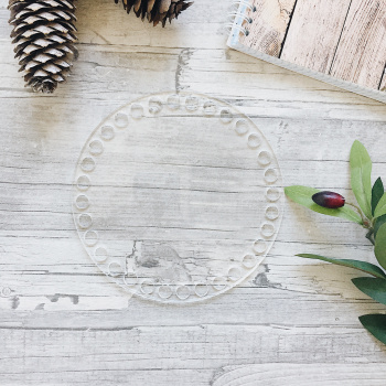 2002 Донышко из оргстекла, Круг,15 см