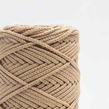 Хлопковый Шнур для вязания Ш-ХЛ3_071 Карамель, Змм/100м, хлопок