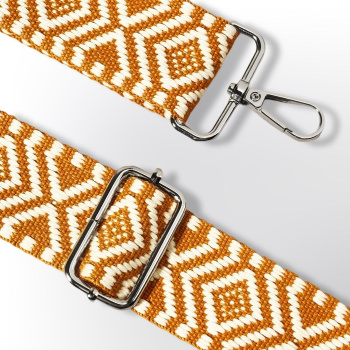 Ремень для сумки «Песочные ромбы»,  ПР-24