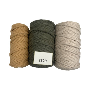 НШВ_2329 Набор хлопковых шнуров на вес 5 мм, 1 кг