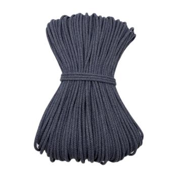 Хлопковый шнур УЦЕНКА для шитья с сердечником 5 мм/50 м, цвет Серо-синий