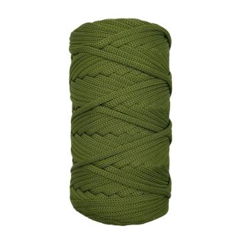 Полиэфирный шнур для вязания  Оливковый 5 мм/100м