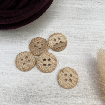 2809 Пуговица с четыремя отверстиями, 1 штука, 21 мм