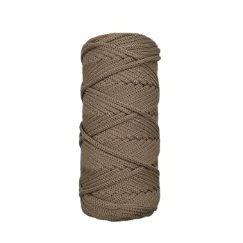 Полиэфирный шнур для вязания ПЭШ_92  Кофейный, 4 мм/100 метров