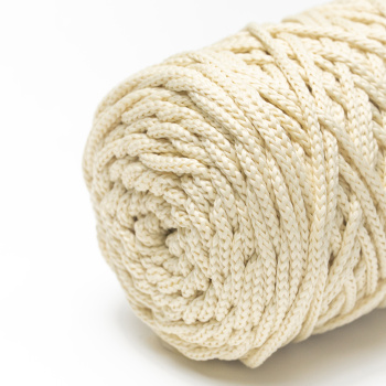 Полиэфирный Шнур для вязания Ш-ПЭ 090-100 Сгущёнка, Змм, 100 м 
