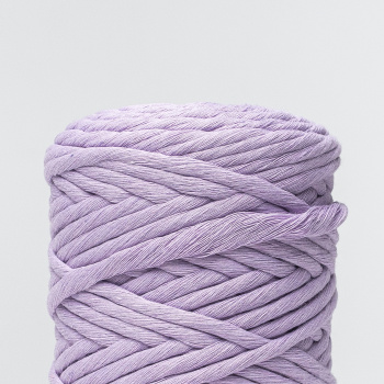 Шпагат хлопковый , цвет Лаванда, 4мм/100м