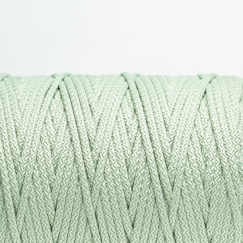 Полиэфирный Шнур с сердечником для вязания ПШ5_2-10 Пыльная мята, 5мм/200 м 