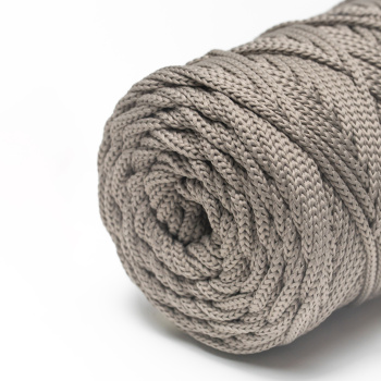 Полиэфирный Шнур для вязания Ш-ПЭ 108-100 Серый перламутр, Змм, 100 м 