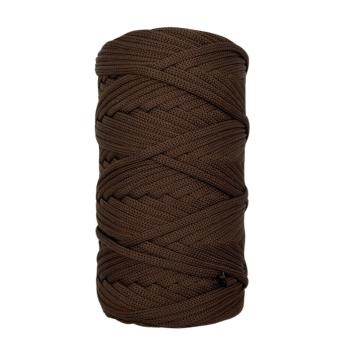 Полиэфирный шнур для вязания  Шоколад 5 мм/100м