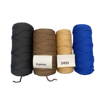 НШВ_2493 Набор полиэфирных шнуров на вес 4 мм, 1 кг УЦЕНКА