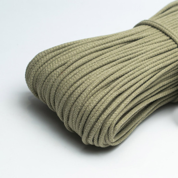 Хлопковый шнур для шитья с сердечником  5 мм/100 м, цвет Шалфей