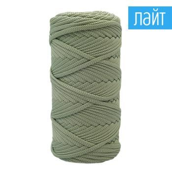 Полиэфирный шнур для вязания ЛАЙТ ПШЛ_24 Пыльная мята, 4 мм/100 метров