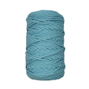 Хлопковый Шнур для вязания Ш-ХЛ5 043 Голубая лагуна, 5 мм/100 м, хлопок