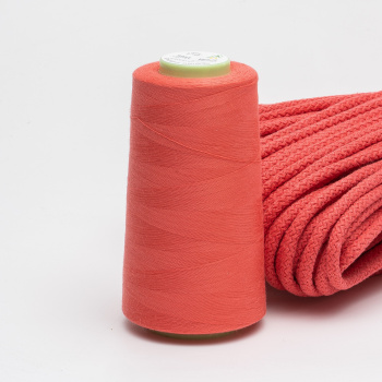 Нить СН полиэстер универсальная 40/2 5000 ярд Клубника (1566)