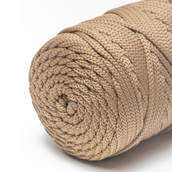 Полиэфирный шнур для вязания ПЭШ_90  Пралине, 4 мм/100 метров