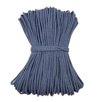 Хлопковый шнур УЦЕНКА для шитья с сердечником 5 мм/100 м, цвет Светлый джинс