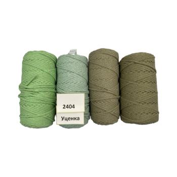 НШВ_2404 Набор хлопковых шнуров на вес 4 мм, 1 кг УЦЕНКА