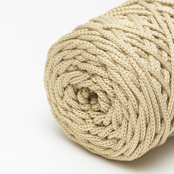 Полиэфирный Шнур для вязания Ш-ПЭ 098-100 Солома, Змм, 100 м 