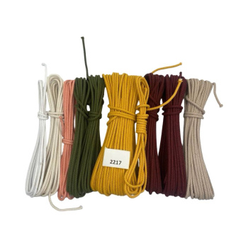 НШВ_2217 Набор хлопковых шнуров  для шитья на вес 5 мм, 1 кг