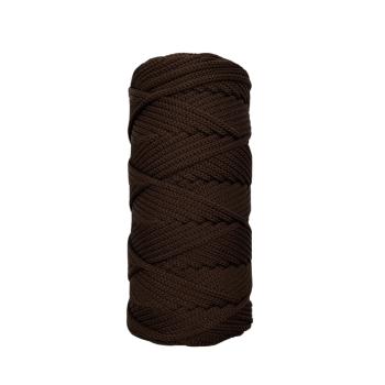 Полиэфирный шнур для вязания ПЭШ_47 Шоколад, 4 мм/100 метров