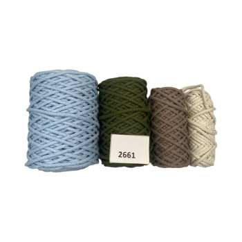 НШВ_2661 Набор хлопковых шнуров на вес 5 мм, 1 кг