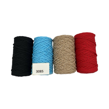 НШВ_3085 Набор хлопковых шнуров на вес 4 мм, 1 кг