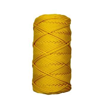 Полиэфирный Шнур для вязания Ш-ПЭ 062-100 Жёлтый, Змм, 100 м 