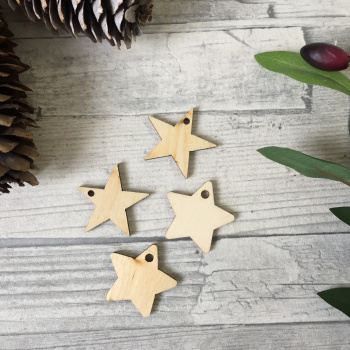 2746-2 Декоративная подвеска "Звезда ассорти" 1 штука 