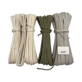 НШВ_2197 Набор хлопковых шнуров  для шитья на вес 5 мм, 1 кг