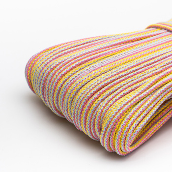 Хлопковый шнур для шитья с сердечником , 5 мм/30 м, цвет Меланж Матрешка