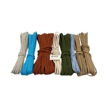 НШВ_11115 Набор хлопковых шнуров  для шитья на вес 5 мм, 1 кг