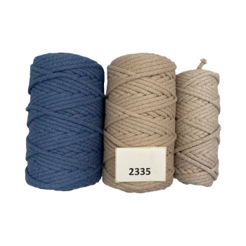 НШВ_2335 Набор хлопковых шнуров на вес 5 мм, 1 кг