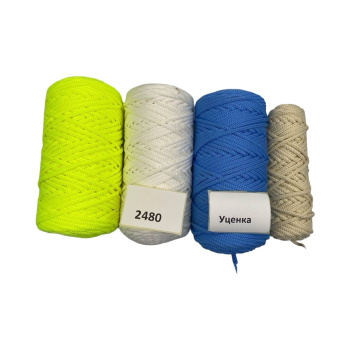 НШВ_2480 Набор полиэфирных шнуров на вес 4 мм, 1 кг УЦЕНКА