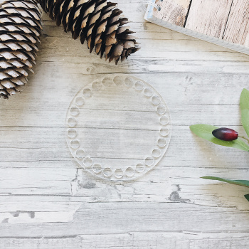 2001 Донышко из оргстекла, Круг, 10 см