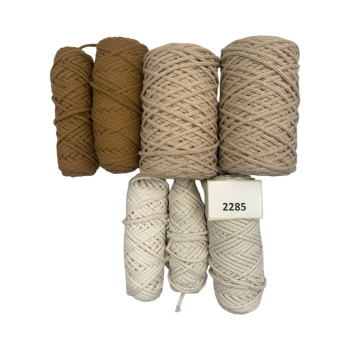 НШВ_2285 Набор хлопковых шнуров на вес 4 мм, 1 кг