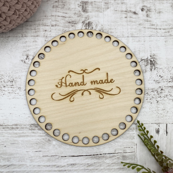 1094 Крышка/дно "Hand Made", 15 см