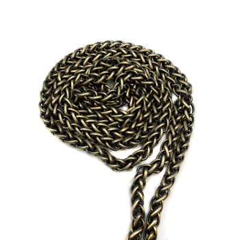 916 Цепь толщина 0,7 см длина 120 см бронза,БЕЗ КАРАБИНОВ